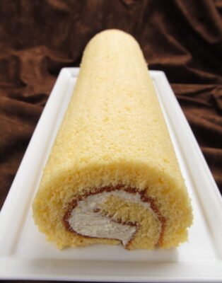 Pumpkin Ice Cream Cake Roll